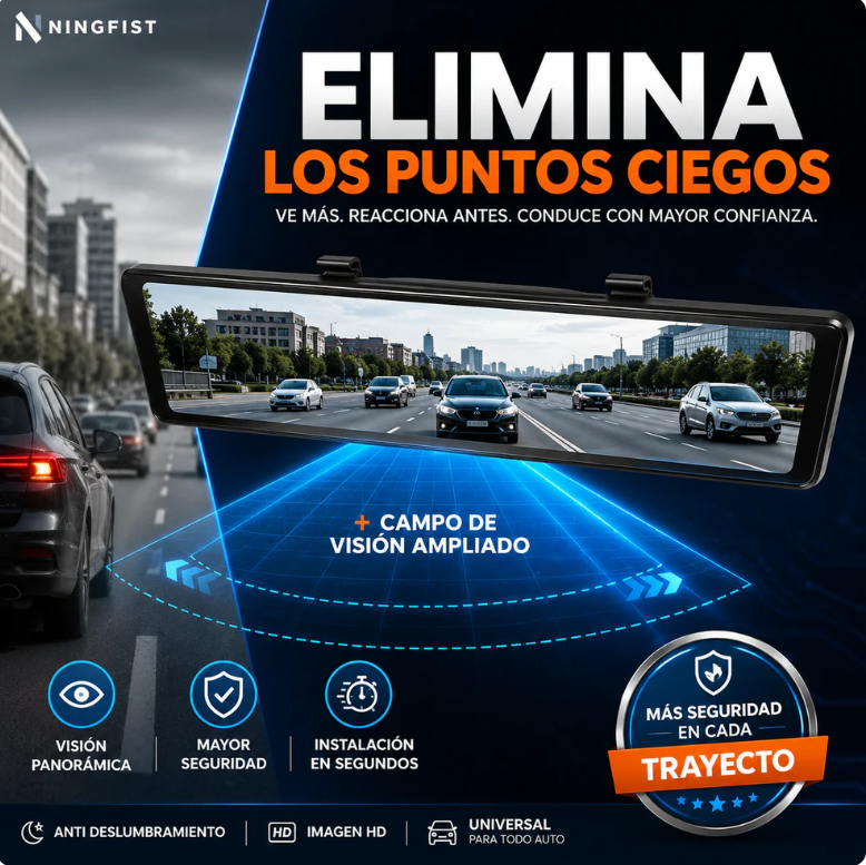EM30 PRO - Retrovisor gran angular para auto