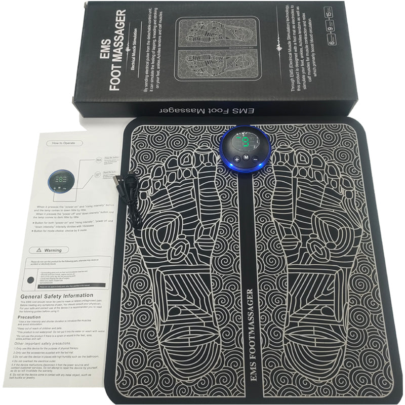 Tapete Masajeador EMS Inteligente para Pies